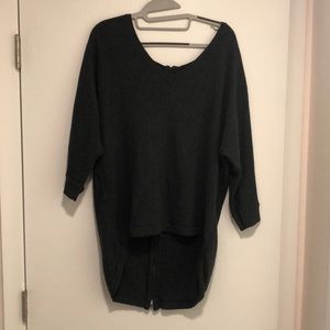 Grey oversized sweater